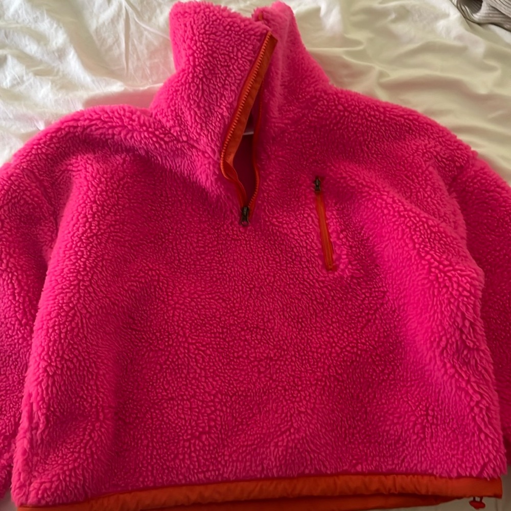 STARFIT fuzzy quarter zip